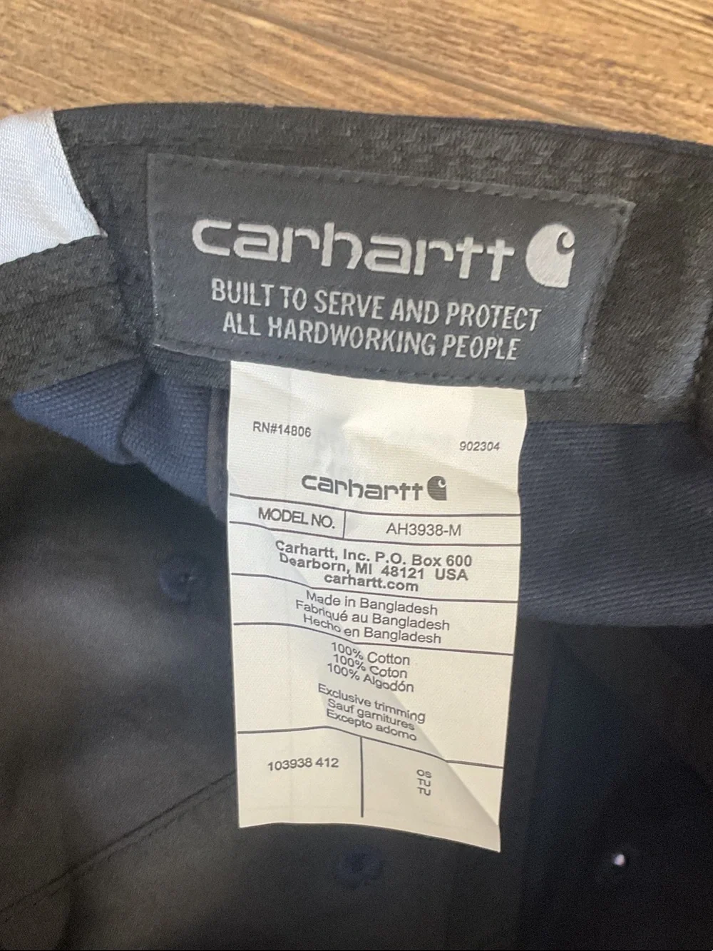 Carhartt classic baseball
