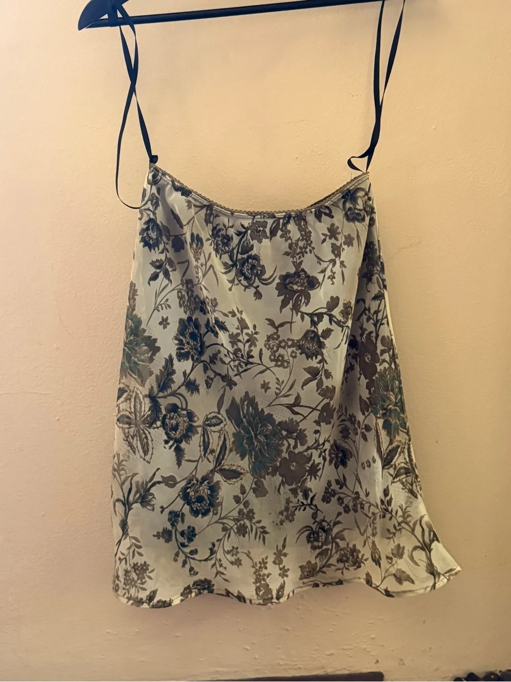 Vintage Floral Slip Skirt