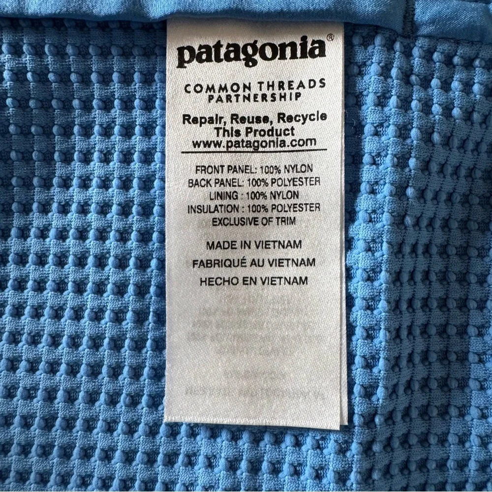 Patagonia vest size