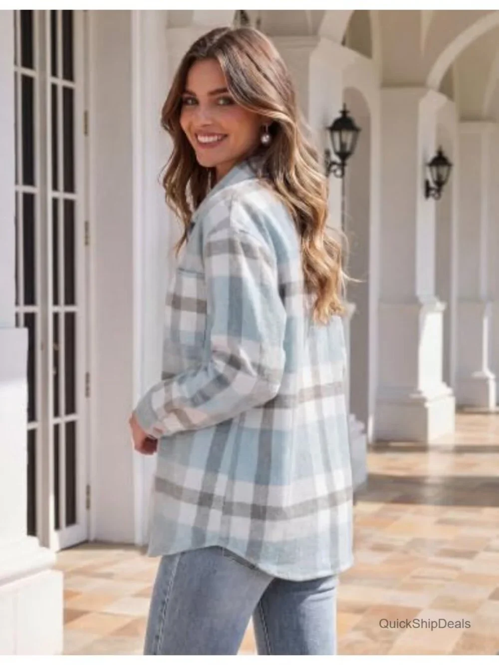 N/A cozy plaid