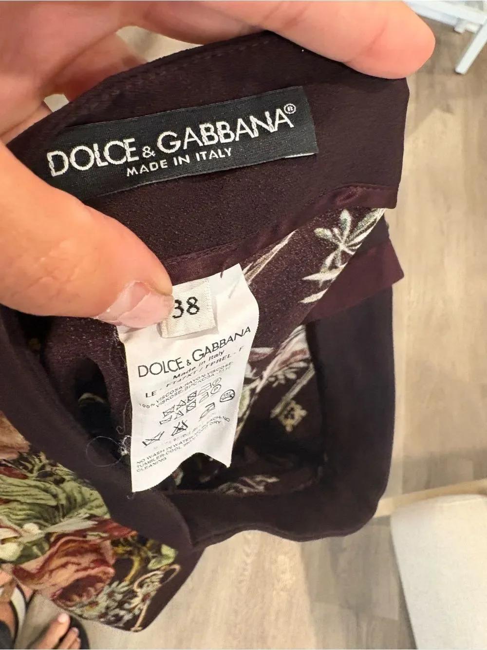 Dolce & Gabbana cropped slim