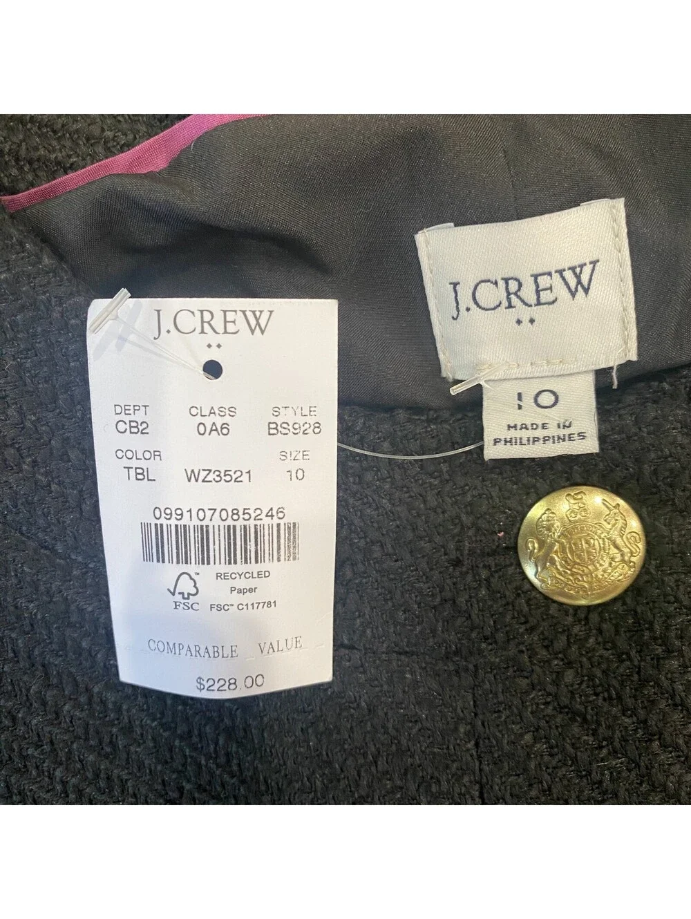 J. Crew new tags