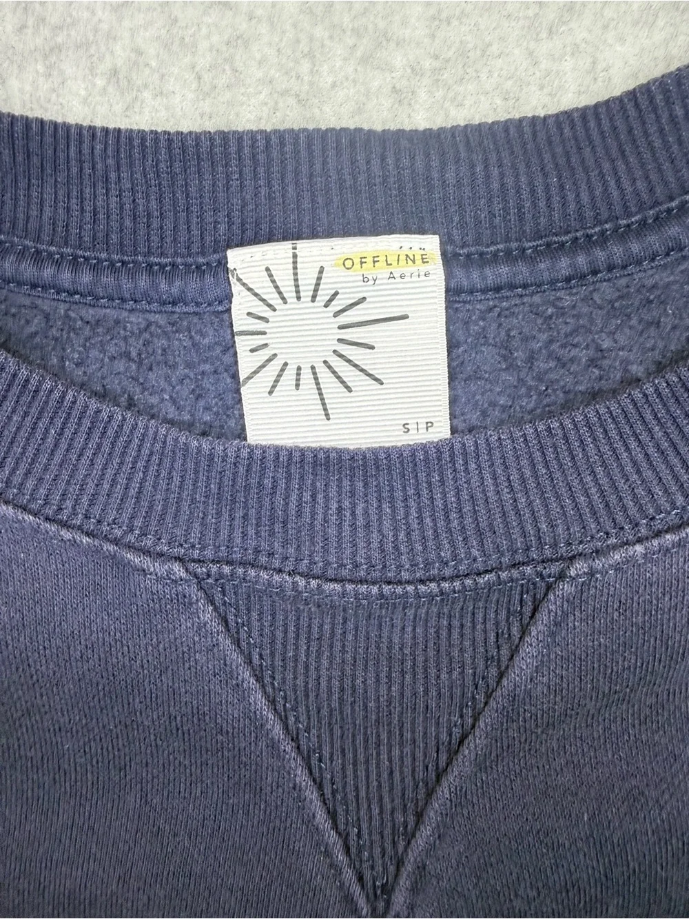 Offline navy crewneck