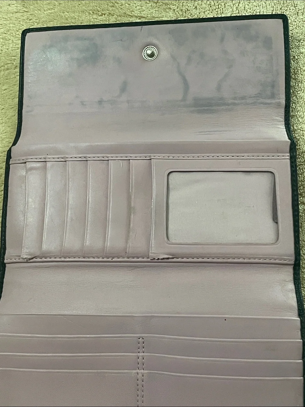 Coach black leather