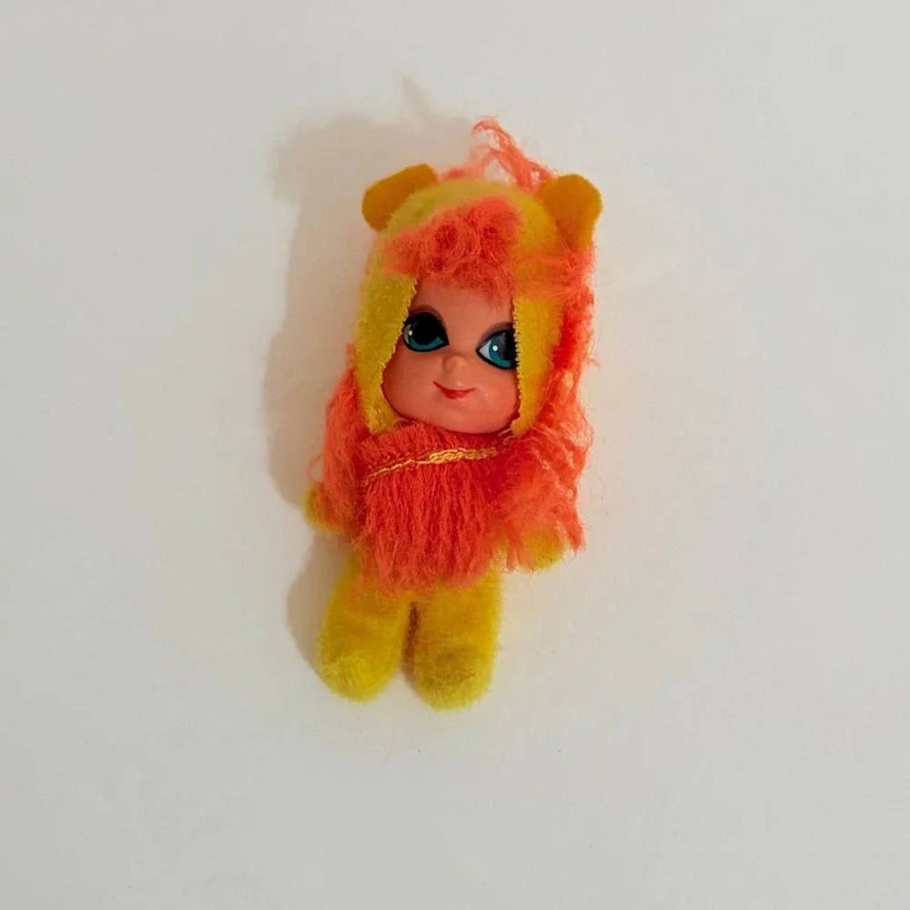 Vintage Mattel LIDDLE KIDDLES Lucky Lion #3635 Animiddle Doll 1969 2