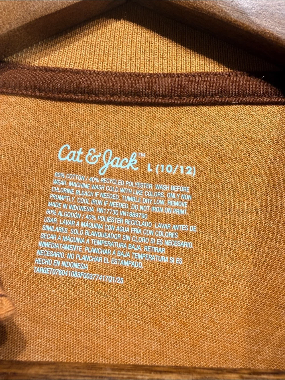 Cat & Jack soft orange