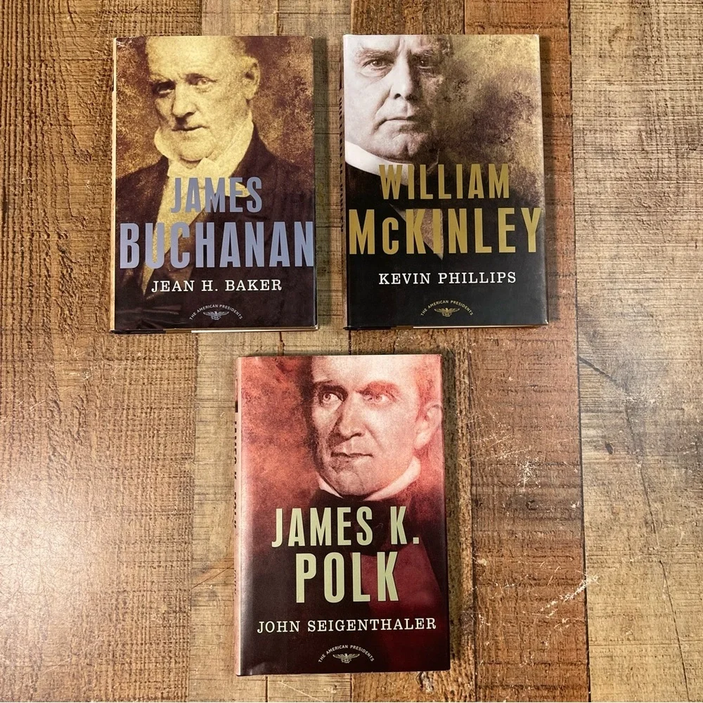 American President Series Book Bundle Buchanan McKinley James Polk Biography