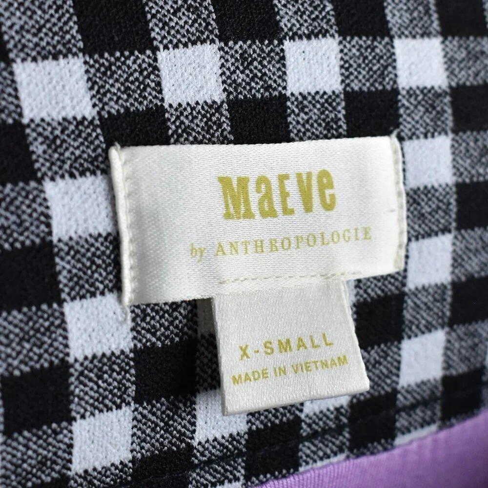 Maeve anthropologie gingham