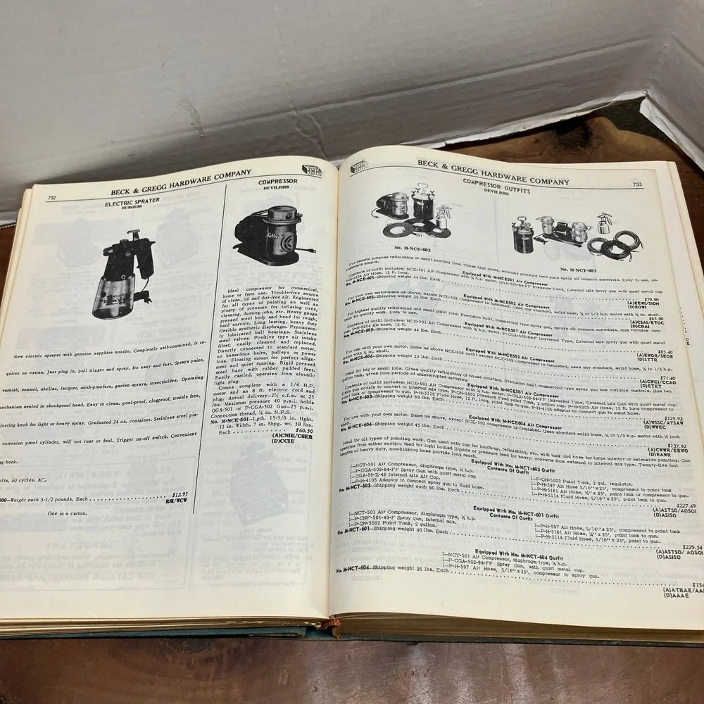 Beck and Gregg Hardware Catalog Vintage 1950s 1960s Supplies Collectible Trade