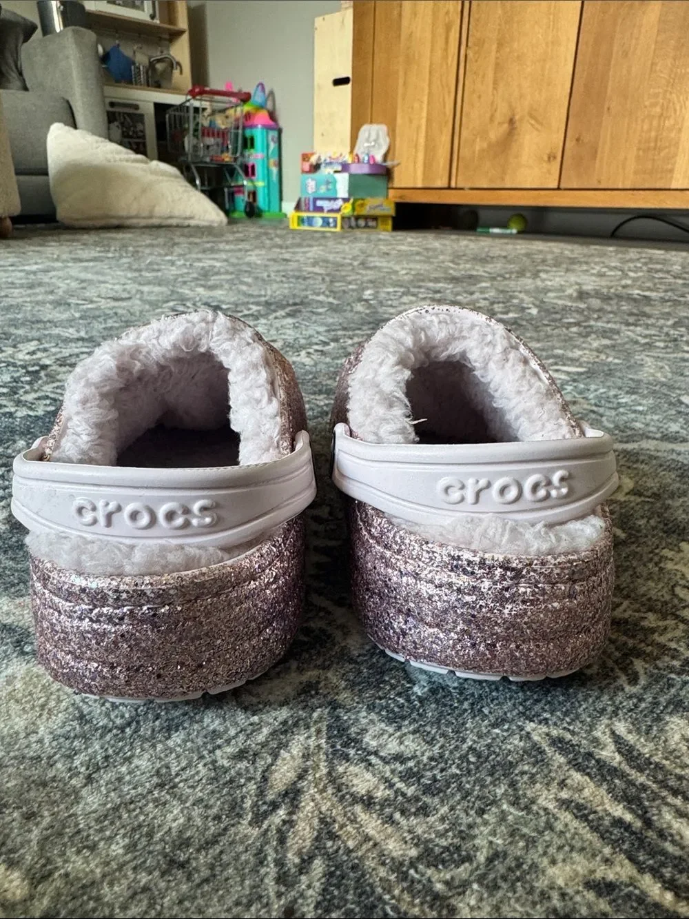 CROCS comfortable glitter