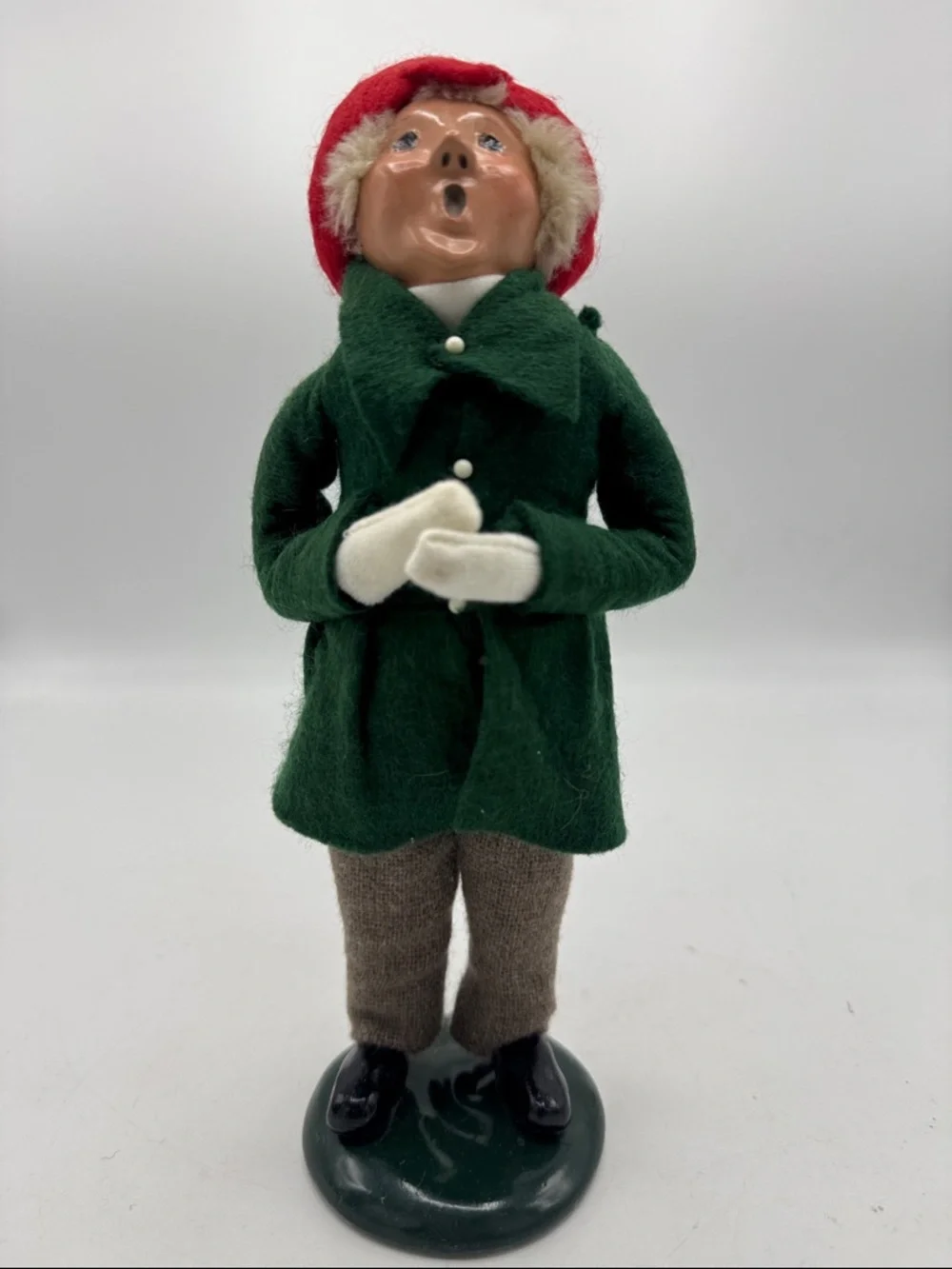 Byers choice Victorian Caroler Boy