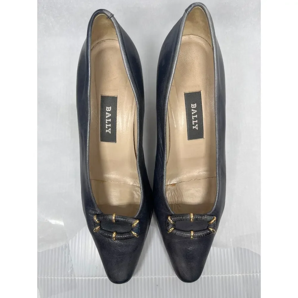 Bally vintage navy