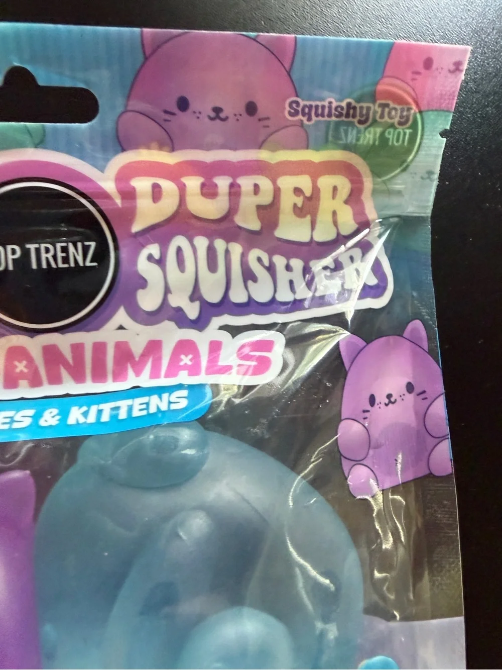 Set 2 Squishy Top Trenz Super Duper Sugar Squisher Puppy Denard Kitten Fiona Toy