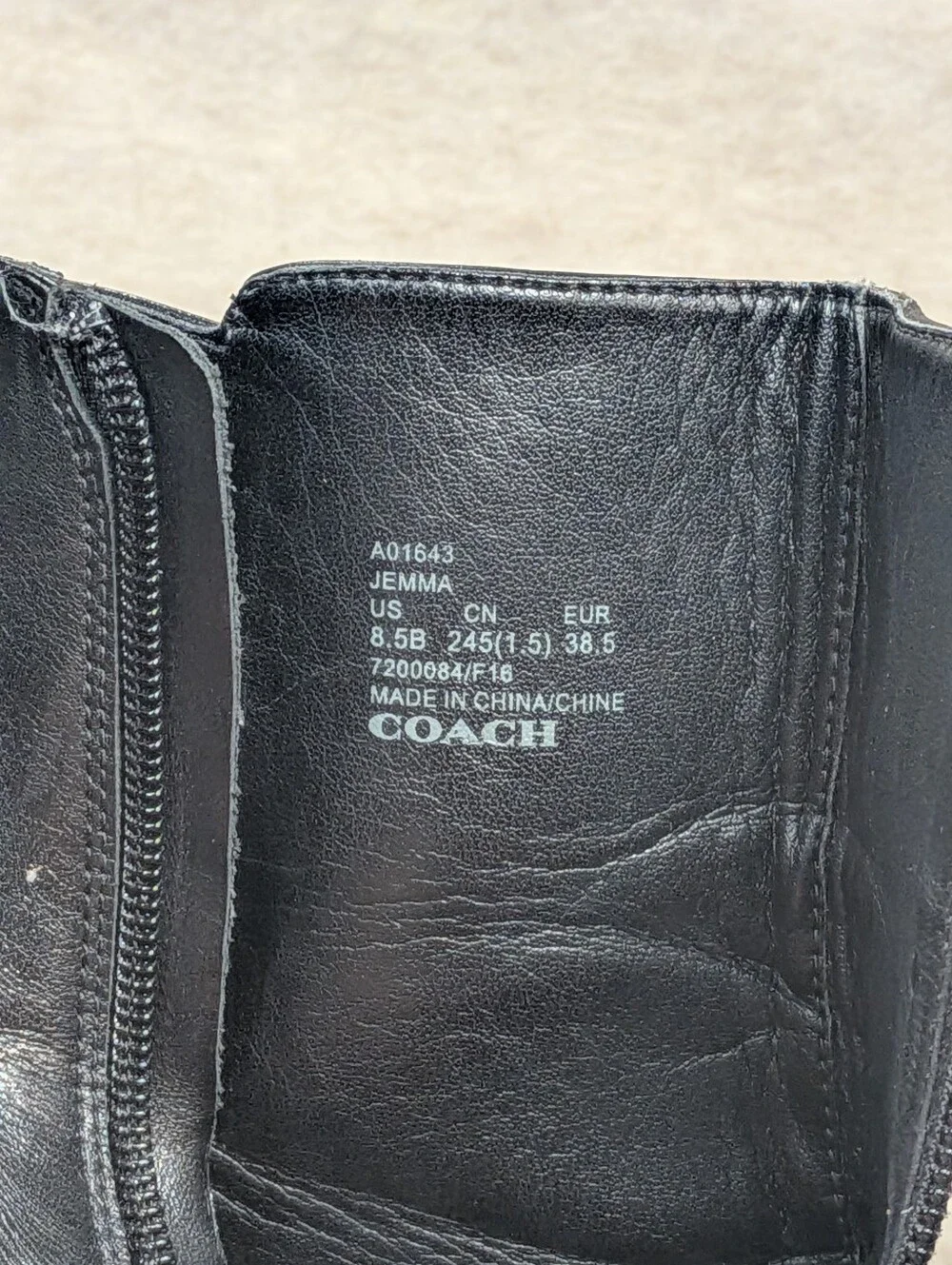 Coach elegant black