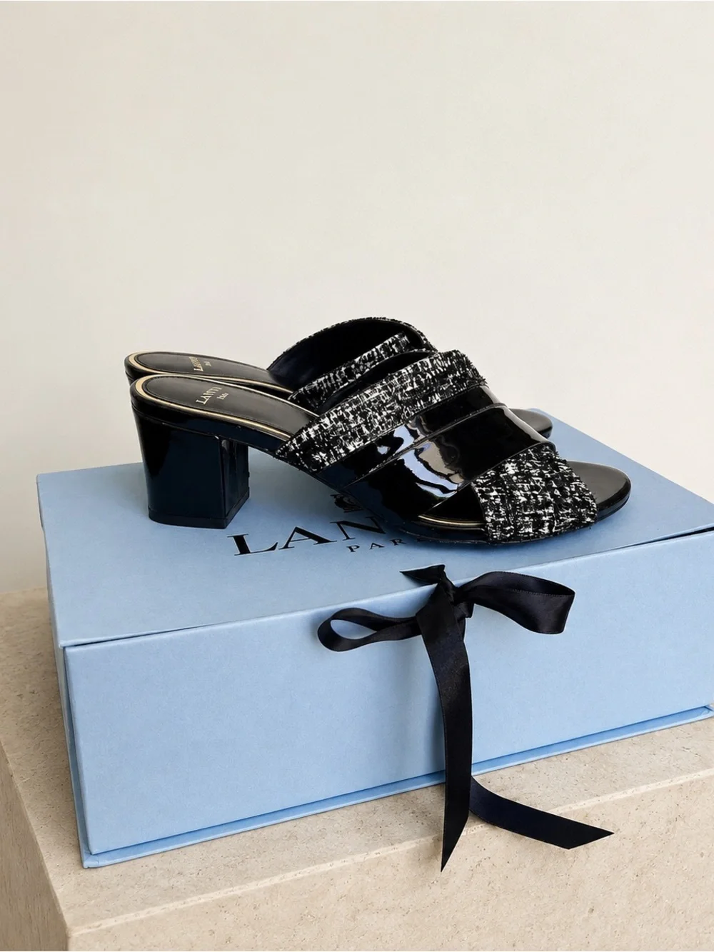 Lanvin mules straps design