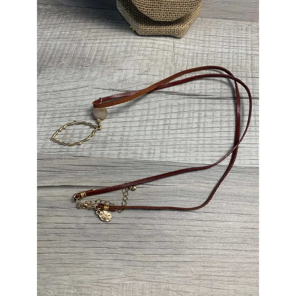 Grace leather cord