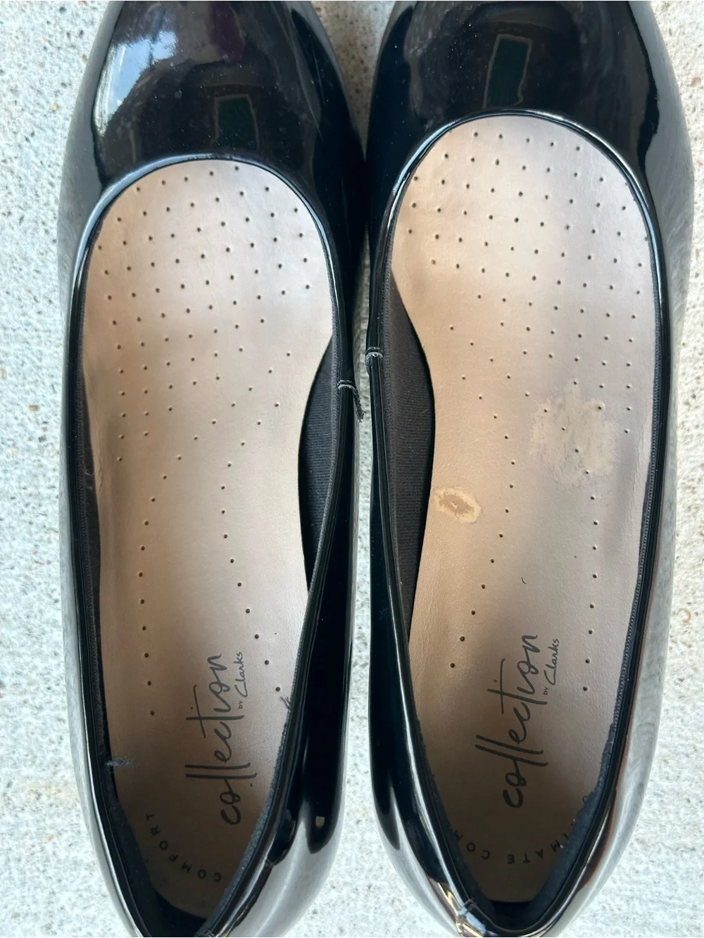 Clarks sleek black