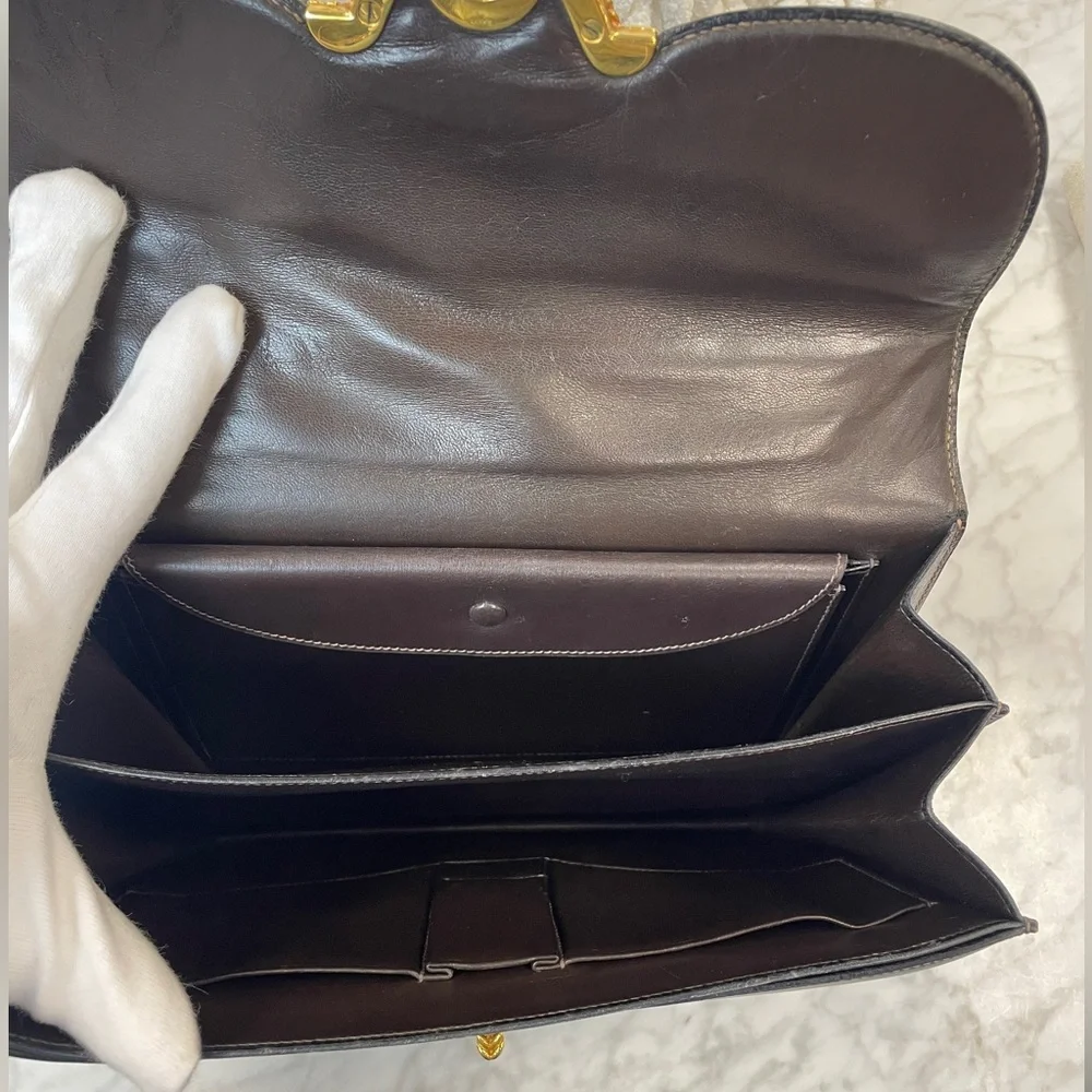 Hermes dark brown