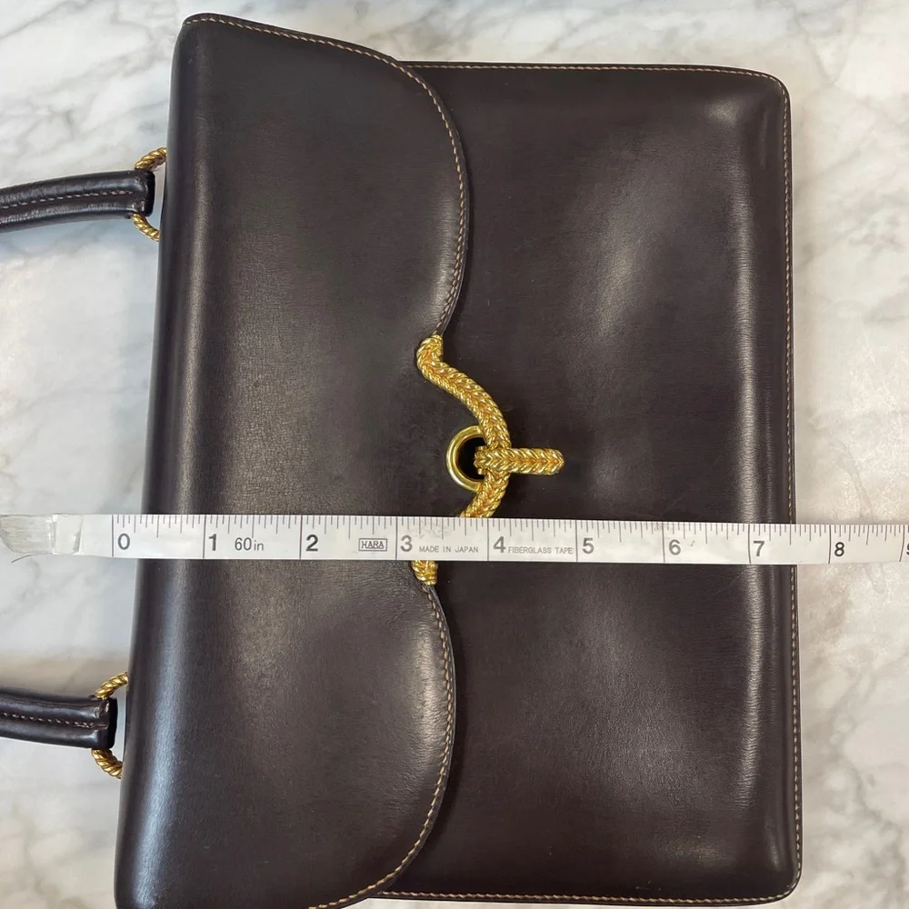 Hermes dark brown