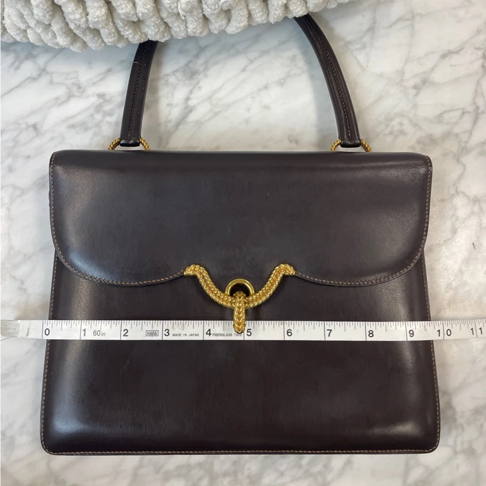Hermes dark brown