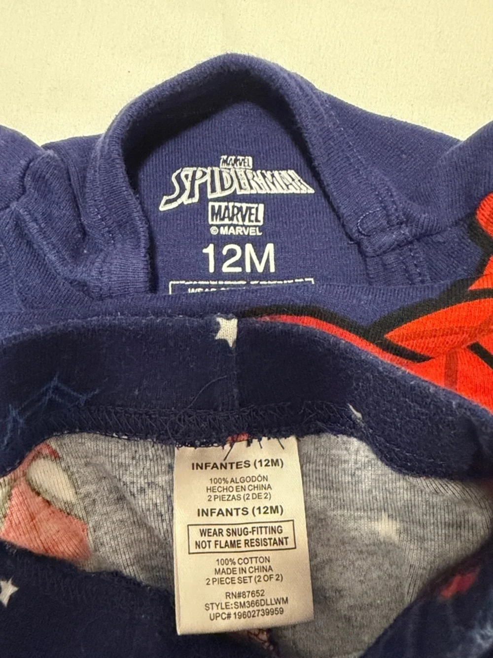 Spiderman official pajama