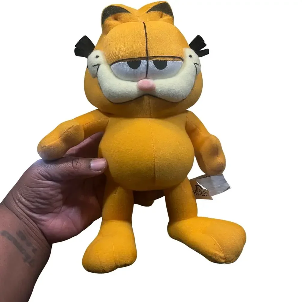 Vintage Garfield Fat Cat‎ Plush Cartoon Cat Stuffed Animal 10” Jim Davis Toy