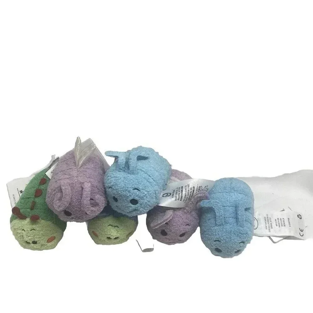 DISNEY TSUM PLUSH SET OF 6 A BUGS LIFE FLIK PRINCESS DOT HEIMLICH RETIRED RARE