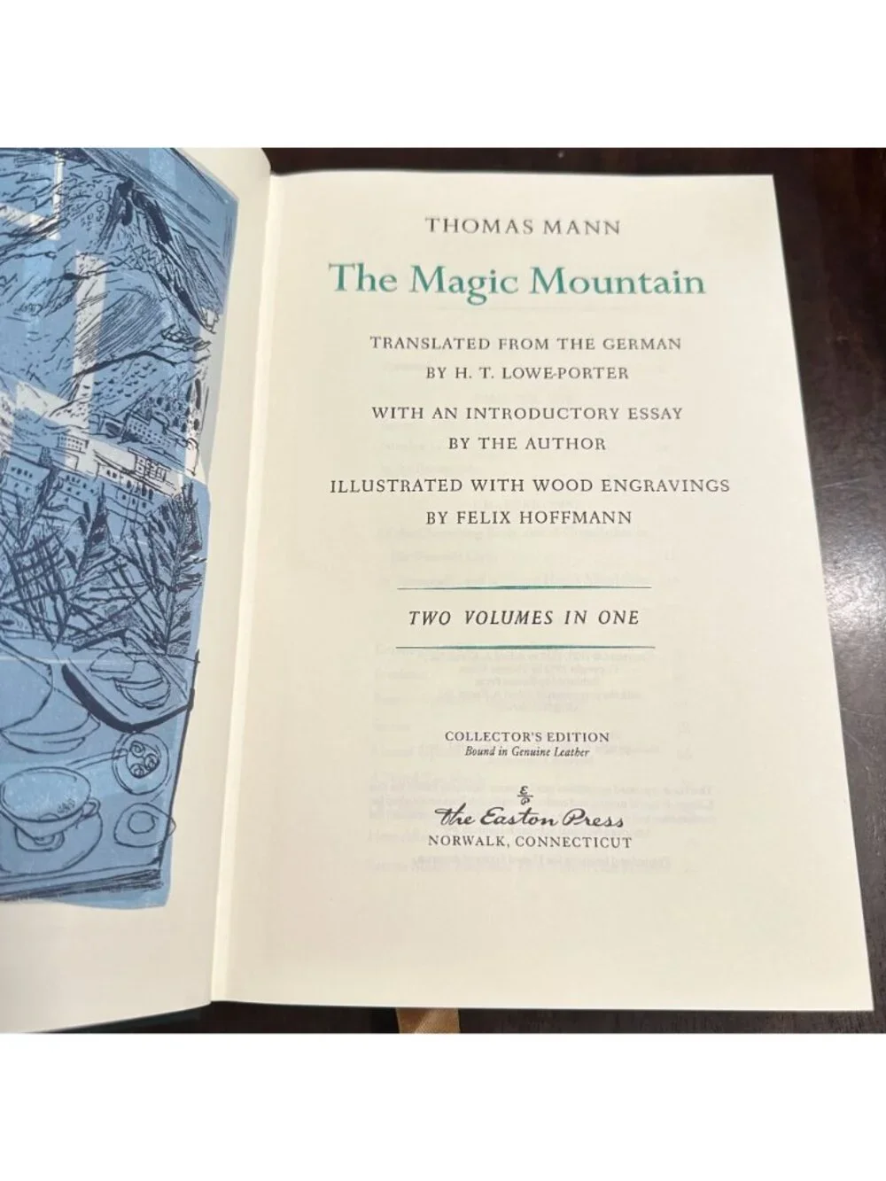 Easton Press The Magic Mountain By Thomas Mann Leather Bound