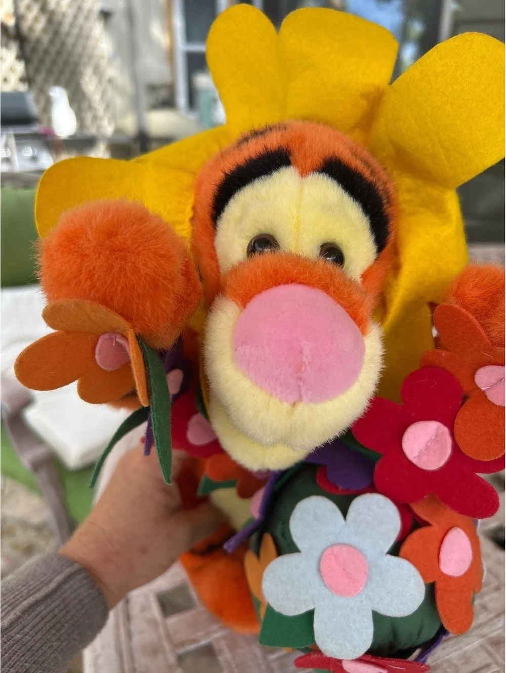 Disney Tigger Plush with Flower Costume 
