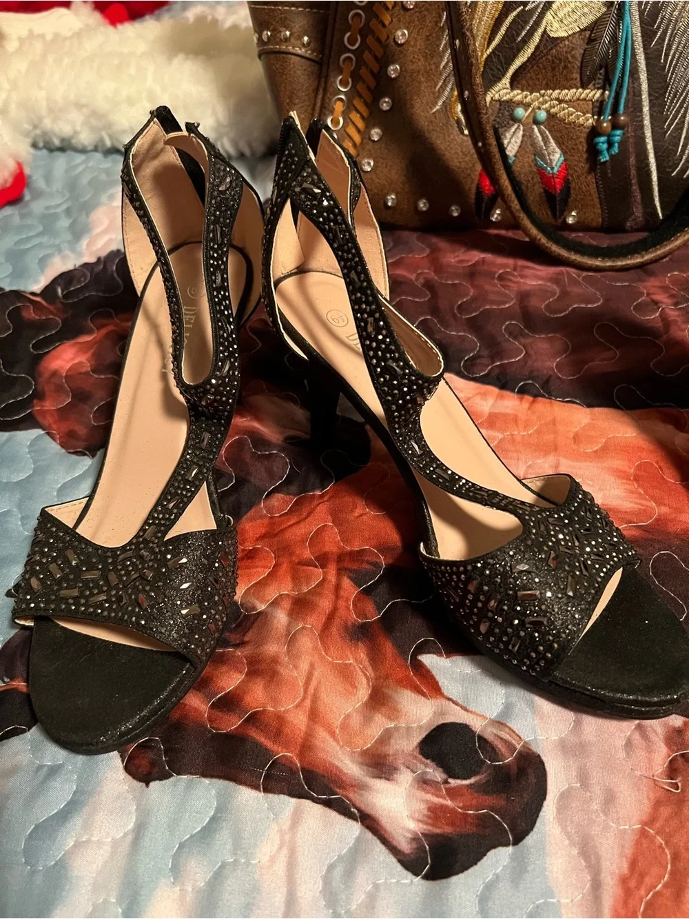 Delicious black satin