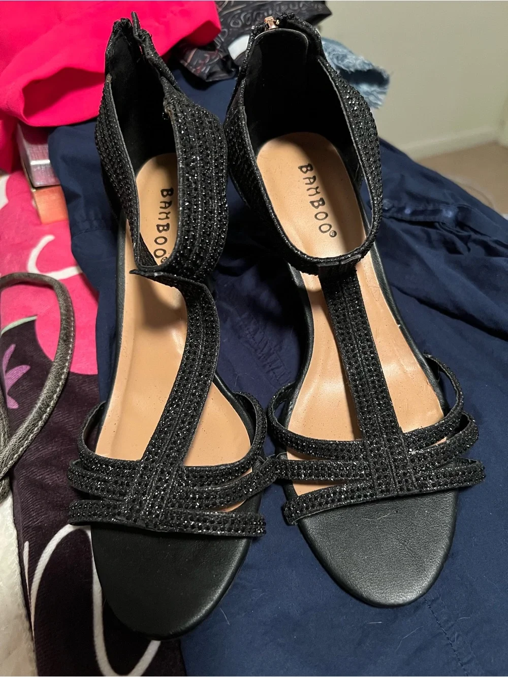 Delicious black satin
