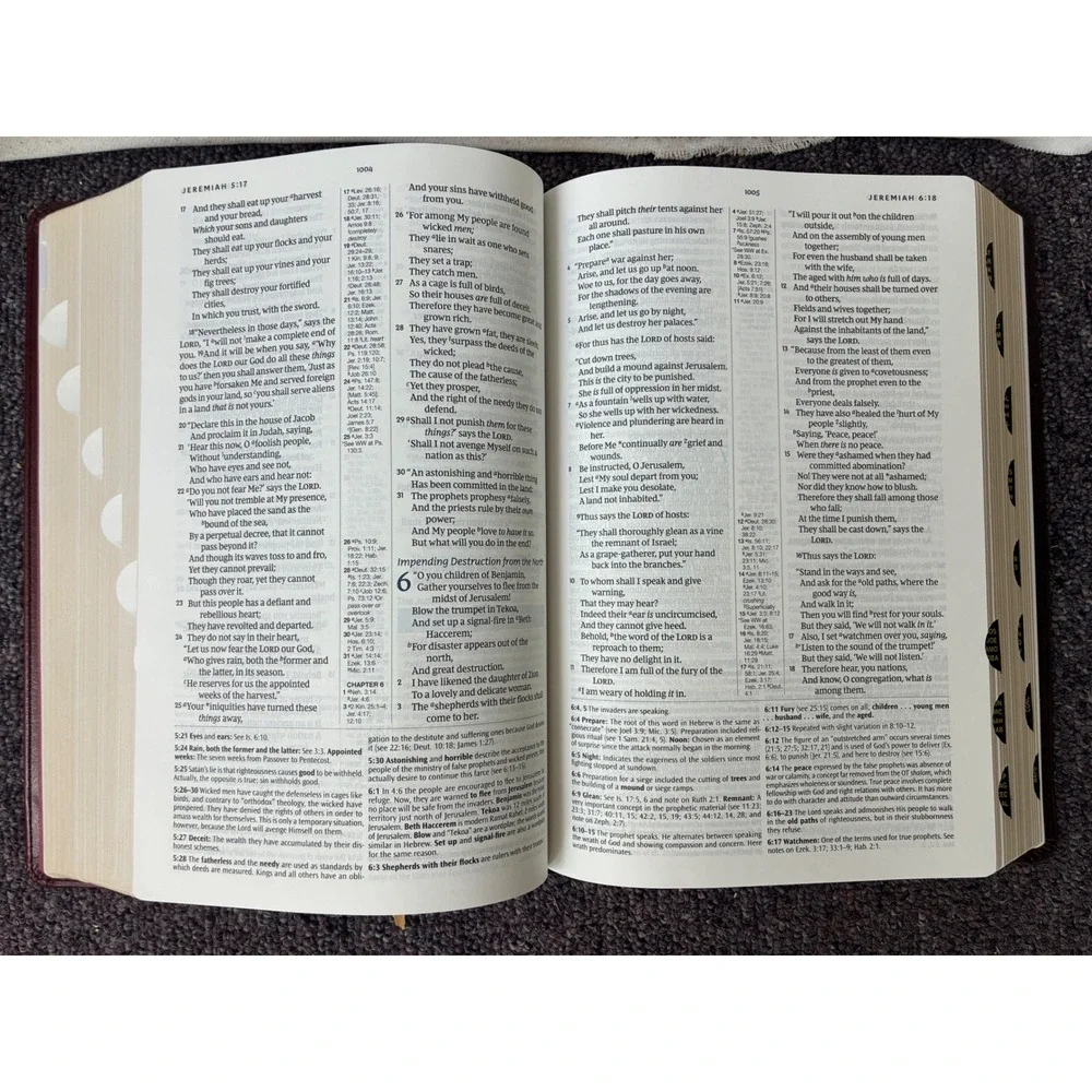 NKJV Spirit-Filled Life Bible Jack Hayford 3rd Ed Leathersoft Burgundy Indexed