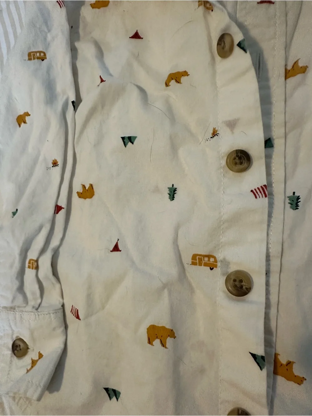 N/A button down