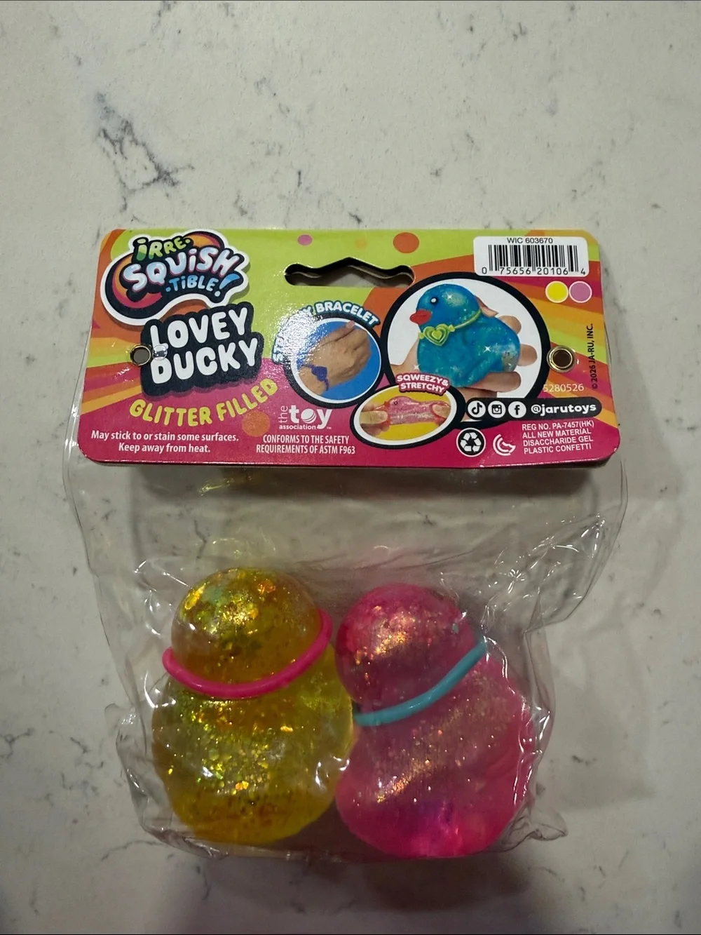 Irre Squish Tible glitter filled
