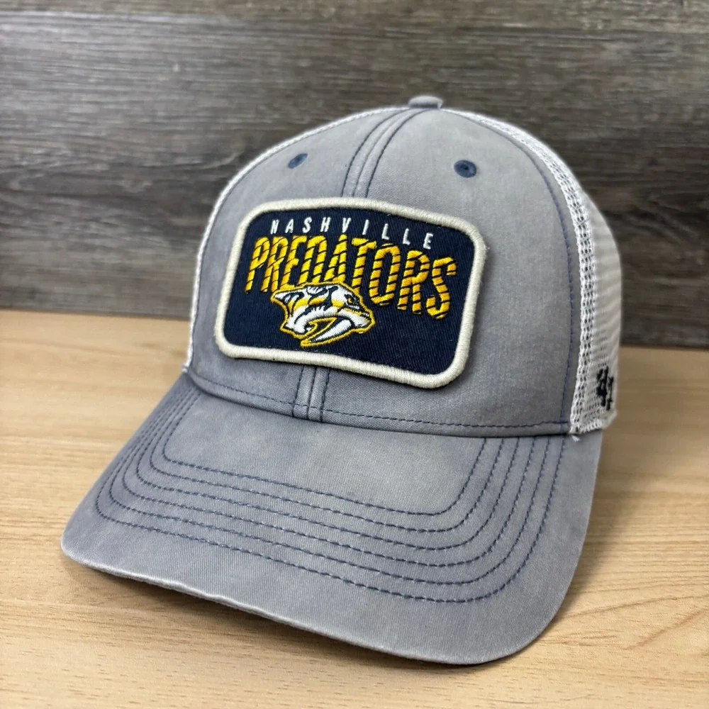 Nashville Predators Hat Cap Snap‎ Back Gray Colton Sissons Design '47