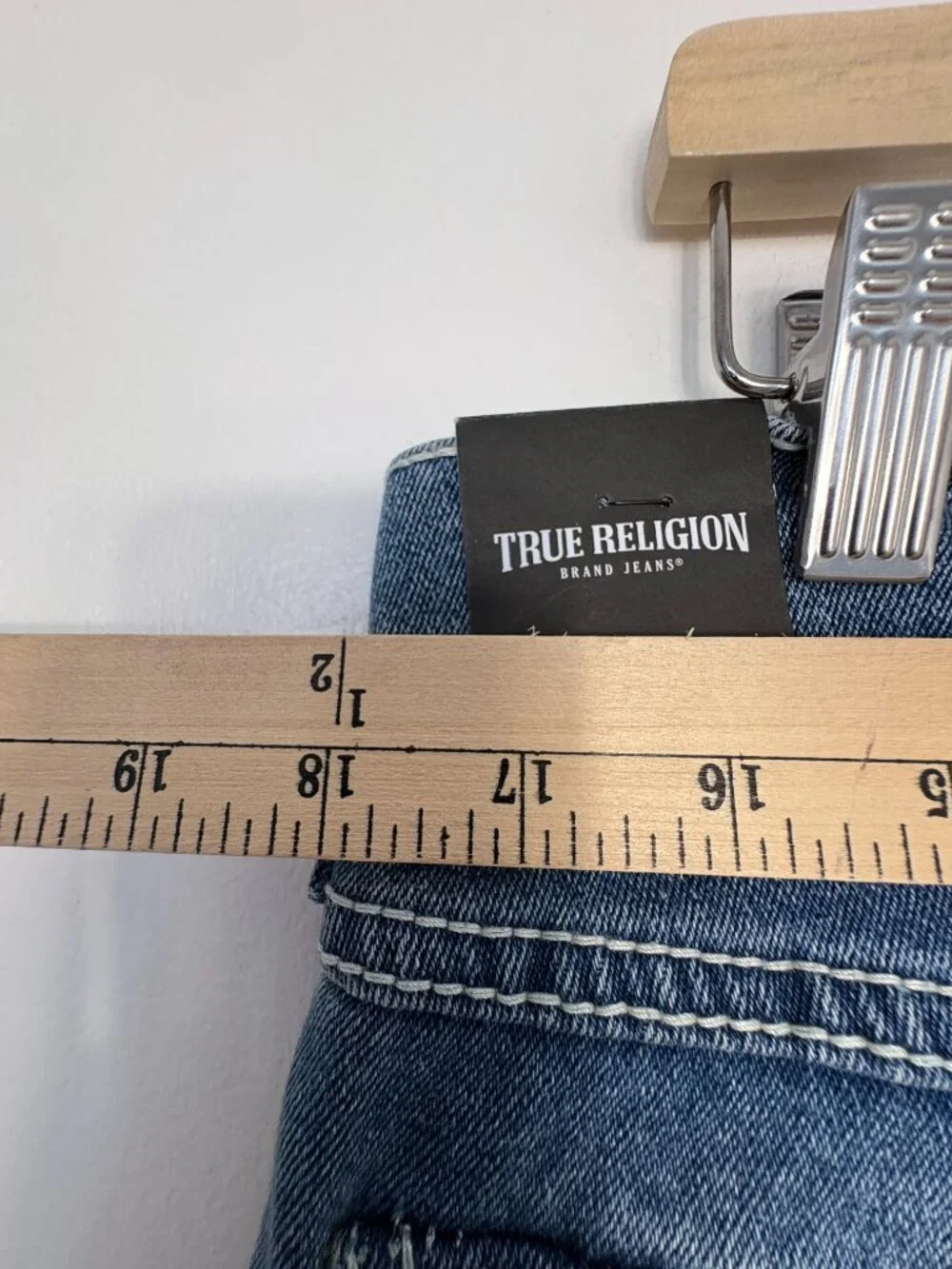 True Religion big button