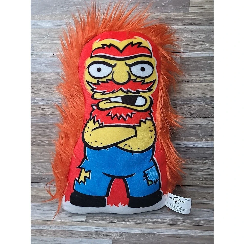 Simpsons Groundskeeper Willie Plush Universal Studios Stuffed Doll 14