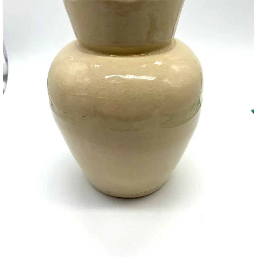 Vintage‎ Weyman's snuff Jar Tobacciana Pottery Vase