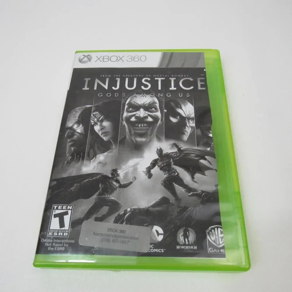 Injustice: Gods Among Us (Microsoft‎ Xbox 360, 2013) not Orig art