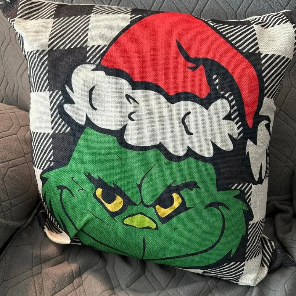 Grinch new pillow