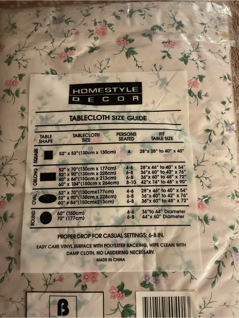 Homestyle Decor durable vinyl