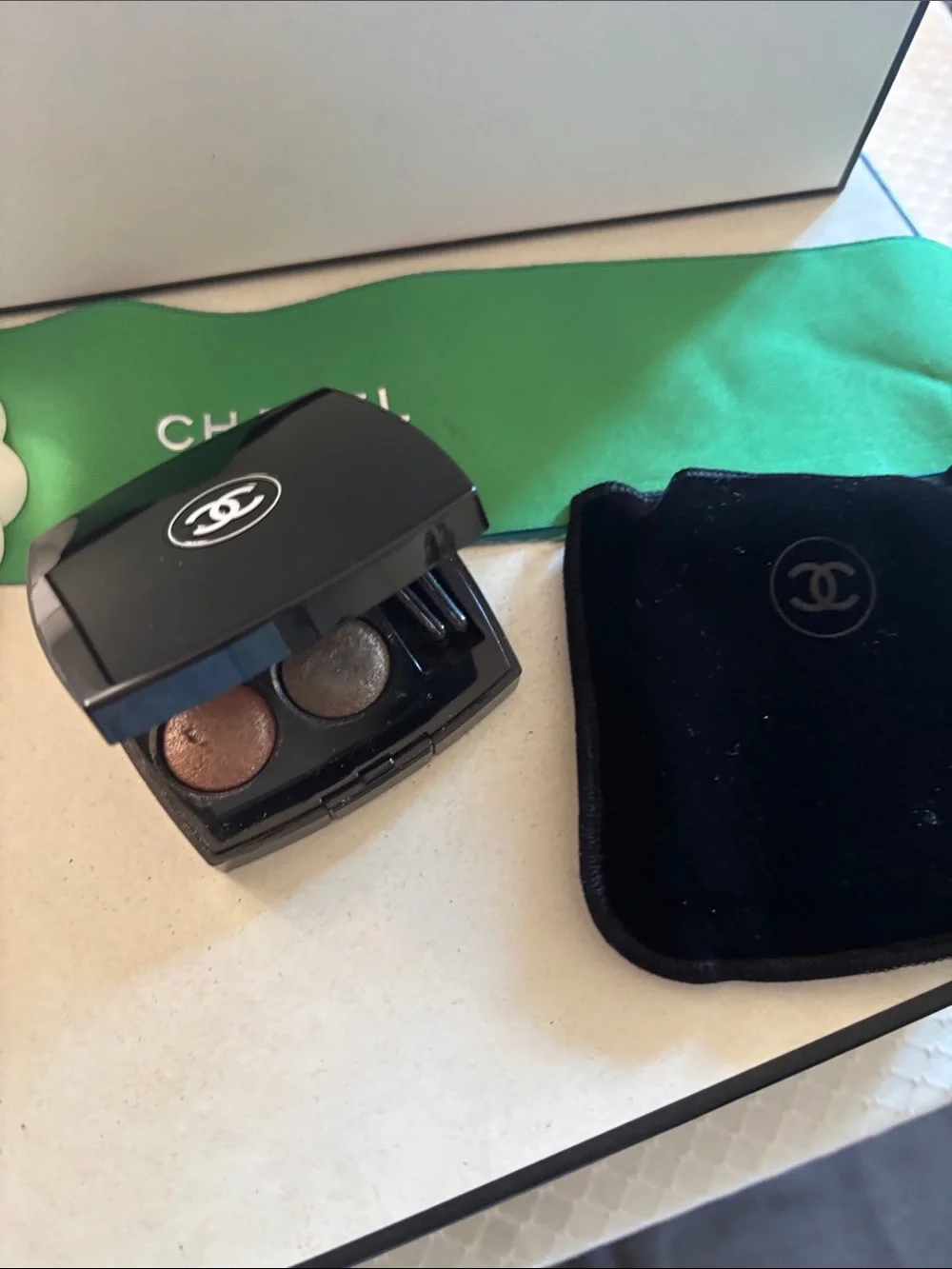 CHANEL sleek compact