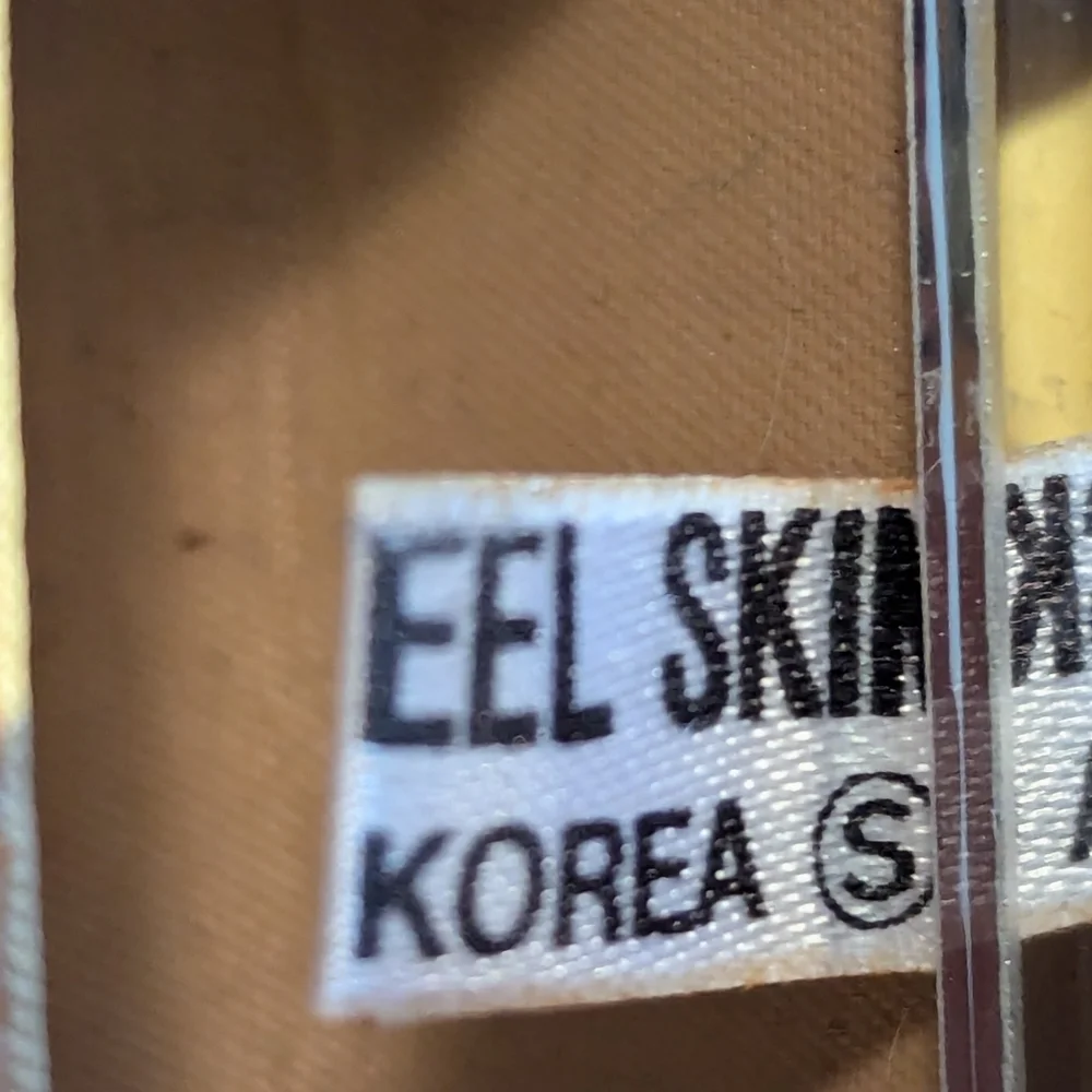 Eel Skin stylish tan