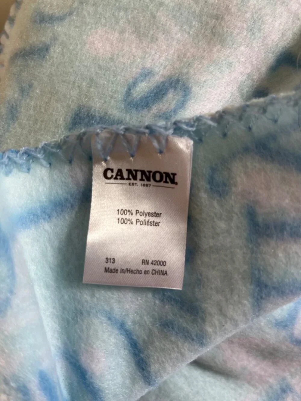 CANNON fabric content