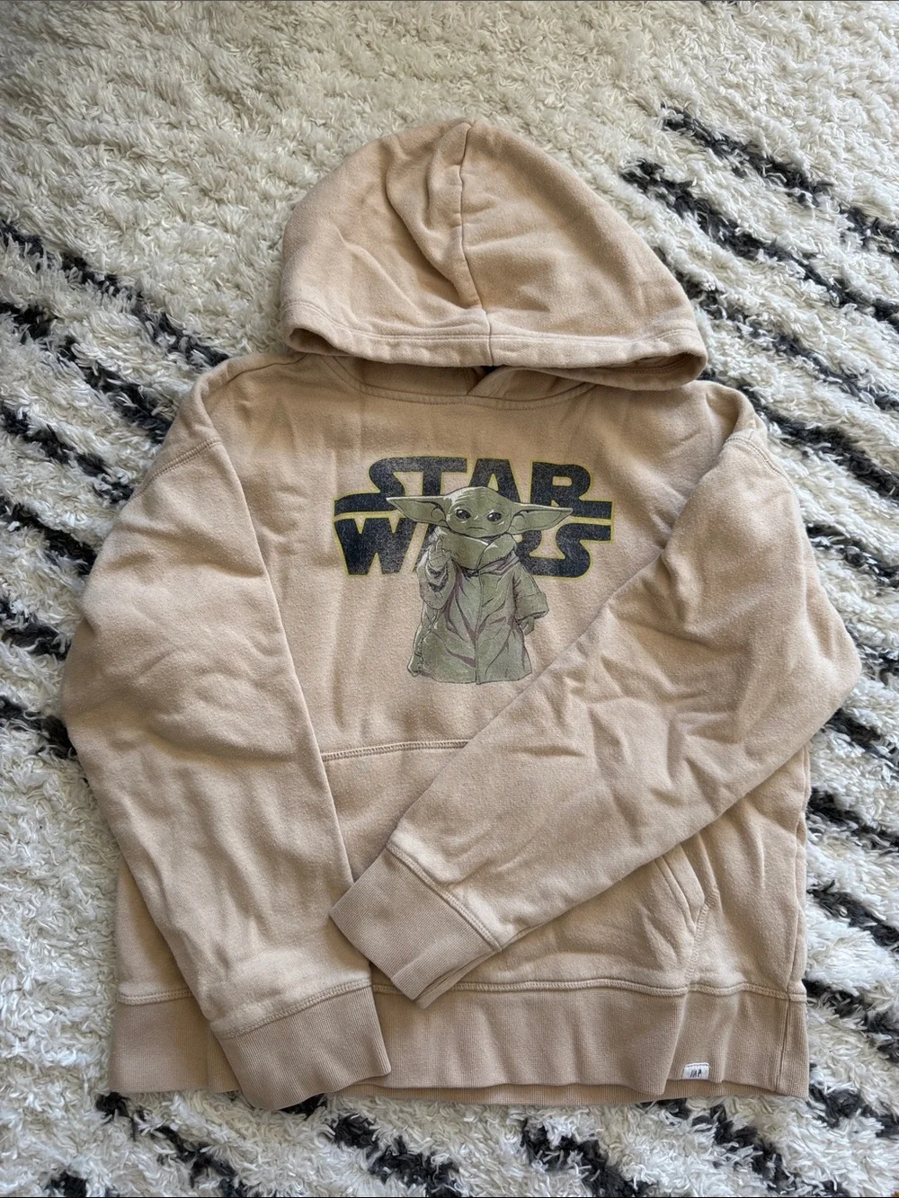 GAP Star Wars The Child Tan Hoodie Sweatshirt