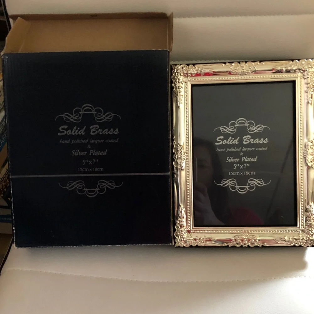 Solid Brass decorative silver
