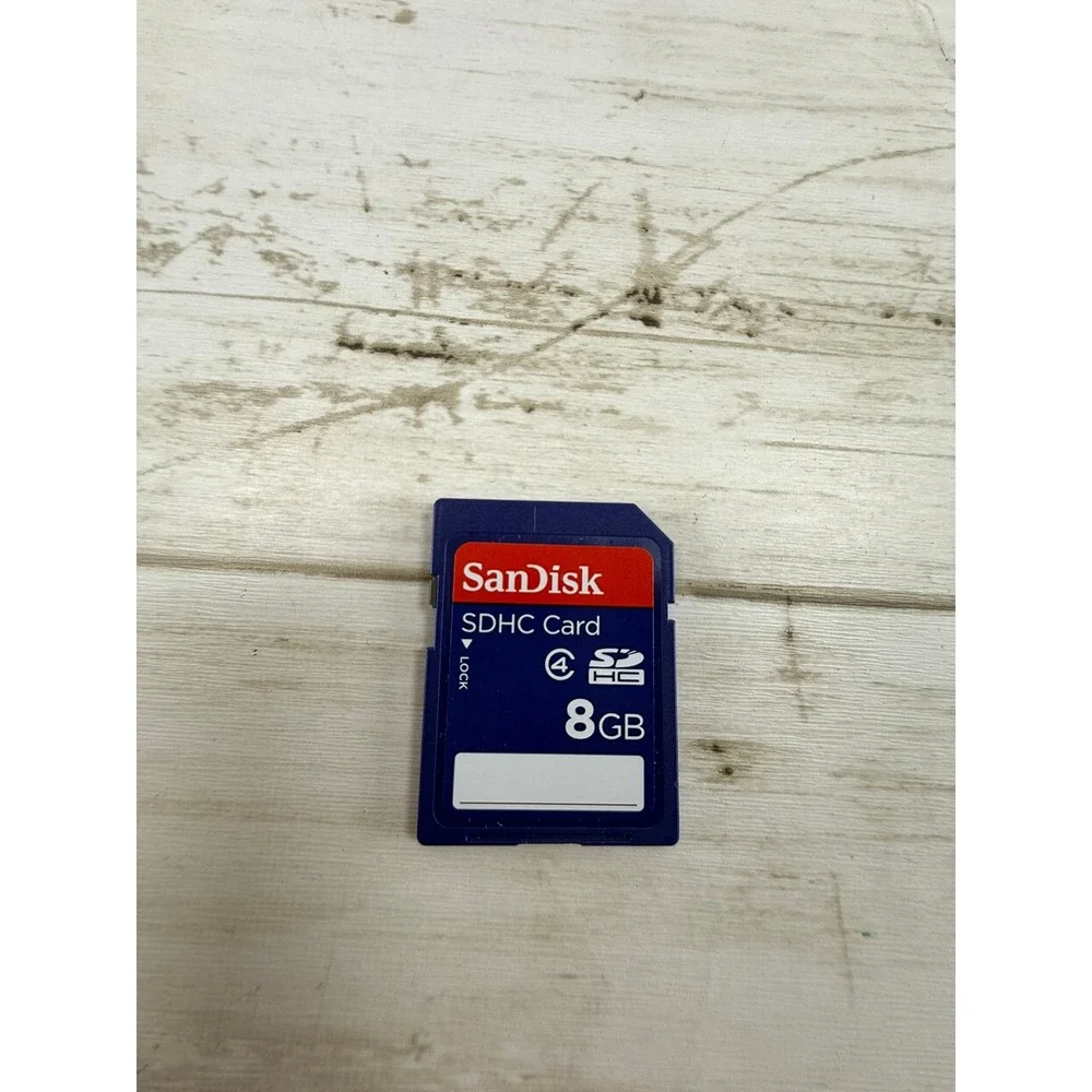 SanDisk‎ 8GB SDHC Memory Card Class 4 Blue SDSDB-008G-B35 Flash Memory Card