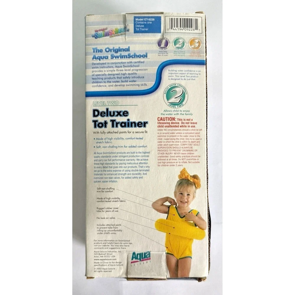Swimschool vintage aqua