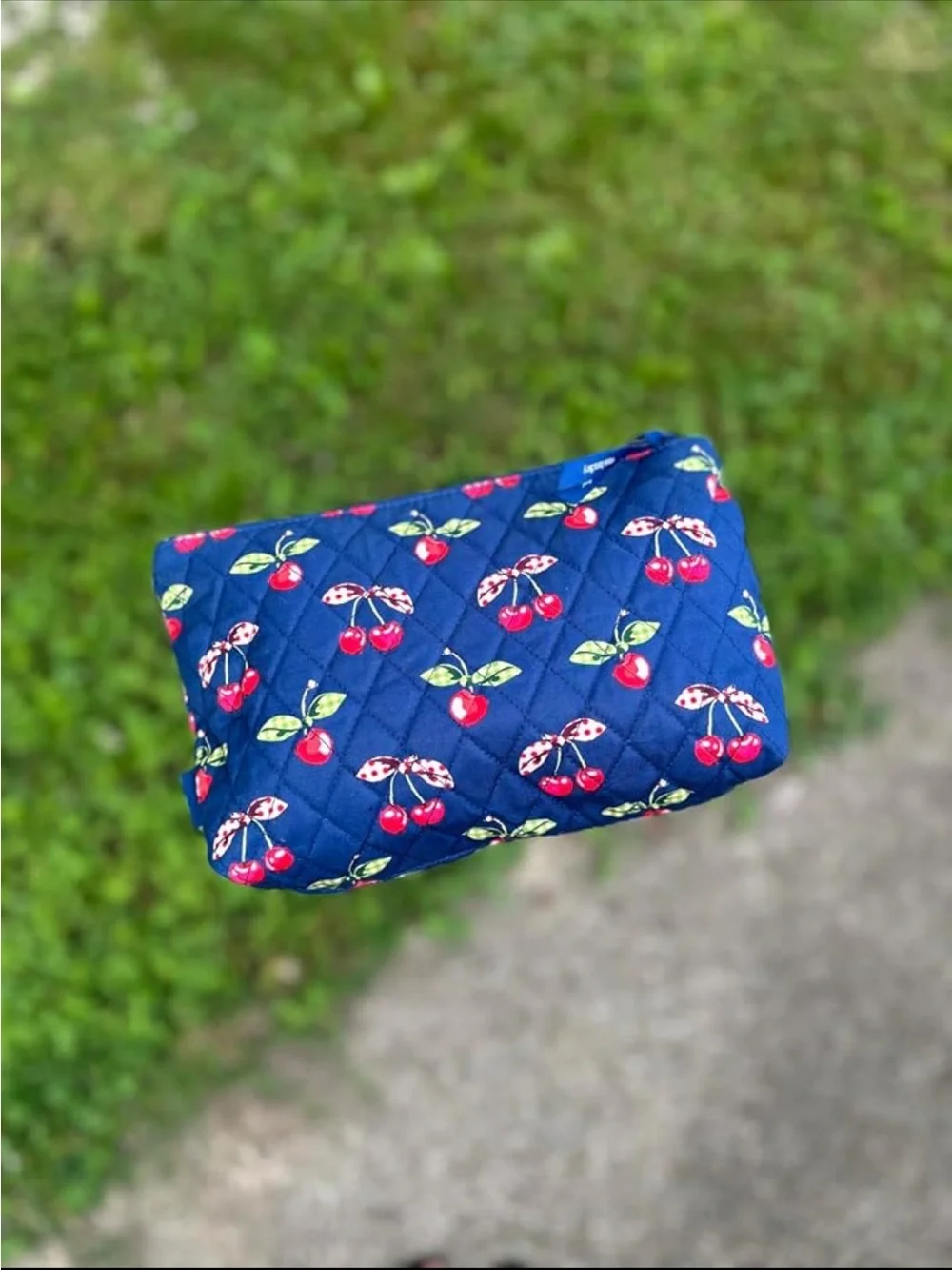 Vera Bradley quilted cosmetic