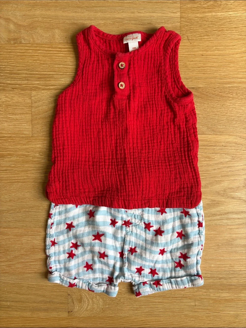 CAT & JACK | Kids Red Sleeveless Top and Shorts